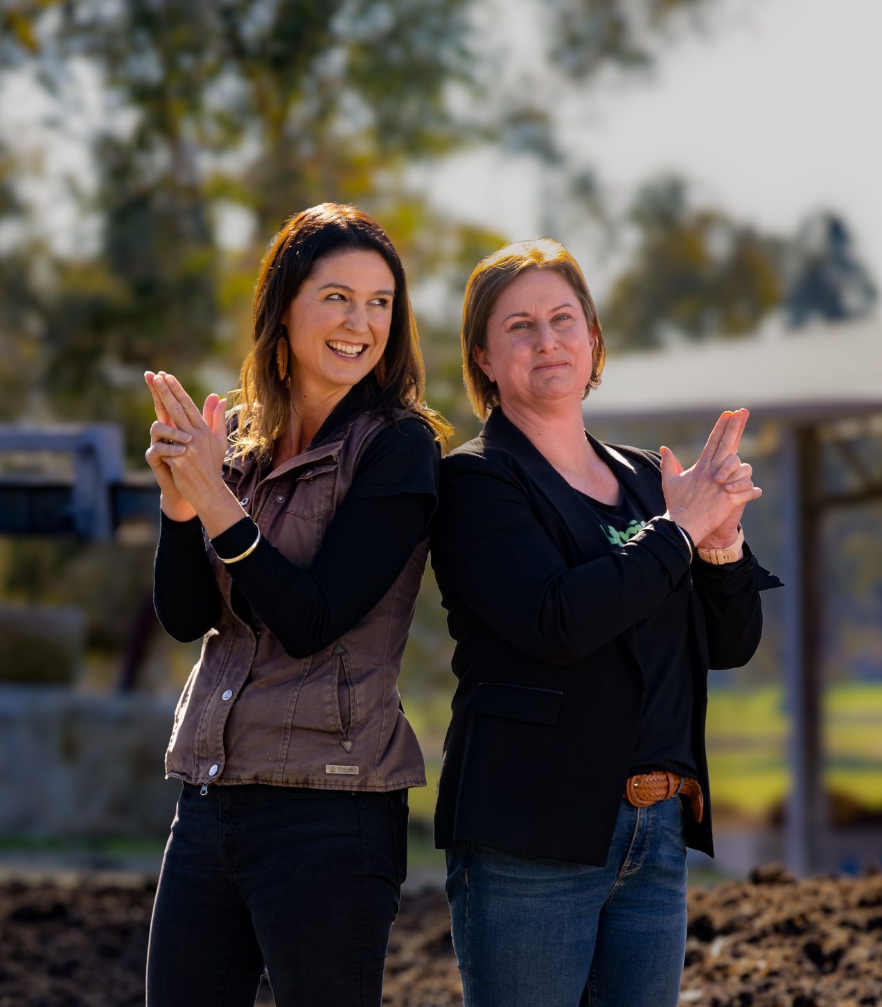 Nakala Maddock and Shelley Scoullar